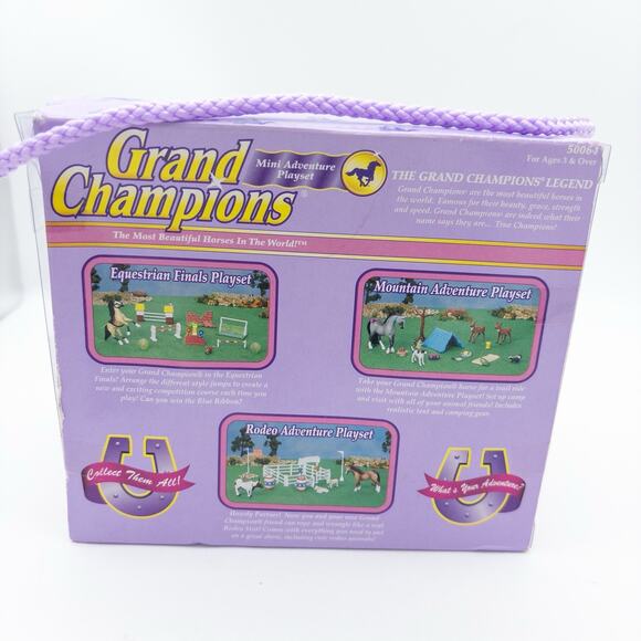 NEW Grand Champions Mini Rodeo Adventure Playset 50064 Empire Toys Horse Bull - Picture 4 of 7